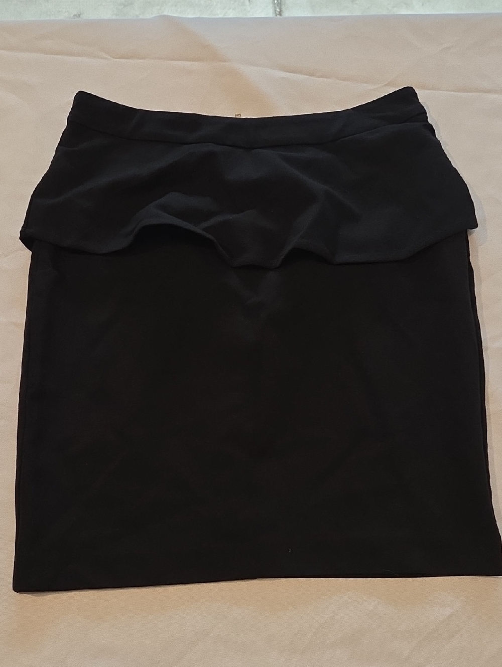 The Limited Black Peplum Pencil Skirt